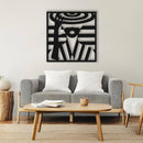 Lady With Hat Metal Wall Art