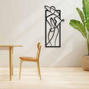 Lady With Nice Hat Metal Wall Art