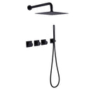 Lahara Single Handle 1-Spray Square High Pressure Shower Faucet
