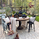 Perforated Iron Metal Lanterns, Set of Three