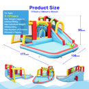 Large 7-In-1 Inflatable Water Slide Bouncer Pool With Climbing Wall (SAK60841)