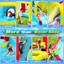 Large 7-In-1 Inflatable Water Slide Bouncer Pool With Climbing Wall (SAK60841)