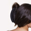 Black & Tort Dome Claw Clips 2pc Set - Large