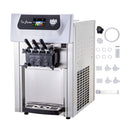 Large Double Hopper Commercial Soft Serve Ice Cream Maker Machine W/ 3 Flavors, 18-28 L/H (98371425)