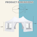 Large Heavy-Duty Customizable Party Tent With Sidewalls And Windows (SAK72615)