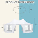 Large Heavy-Duty Customizable Party Tent With Sidewalls And Windows (SAK72615)
