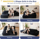 Large Modular Sectional Couch with L-Shape Chaise