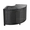 Alora Large Outdoor Quadrilateral Spa Surround Rattan Sectional Sofa Set With Storage Compartments (SAK80217)