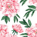Voguish Large Pink Peonies Wallpaper Fashionable