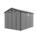 Alora Large Plastic Lockable Resin Outdoor Storage Shed With Window And Floor (SAK25870)