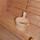 Thermora Ignite Large Premium American White Oak Outdoor Wooden Barrel Sauna With 4.5KW Sauna Heater (SAK45968)