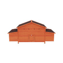 Large 44-Inch Premium Outdoor Spacious Wooden Chicken Coop With Two-Sides Nesting Boxes (SAK21875)