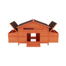Large 44-Inch Premium Outdoor Spacious Wooden Chicken Coop With Two-Sides Nesting Boxes (SAK21875)