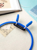 Large Spring Metal Embroidery Hoop Nurge 160-1 Deep Blue