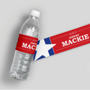 Large Star Political Water Bottle Labels