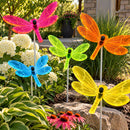Large Garden Dragonfly Decor | Multiple Colors | Glowing Creation
