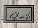 Last Name Door Mat