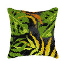 Latch-hook Kit on canvas Leaves 4152