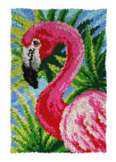 Latch hook rug kit "Flamingo" 4151