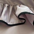 DecorBites™ Cooling Silky Ruffled Bedding Set 180X220 - 4 Piece Smooth Fitted Sheet