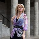 Campo de' Fiori - Long Silk Scarf - Lavender