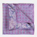 Assisi - Double Sided Silk Pocket Square - Lavender