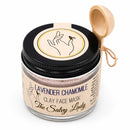 Clay Face Mask Jar Bundle | Lavender, Coconut Matcha & Rose | The Salvy Lady