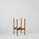 Rounded Hardwood Plant Stand