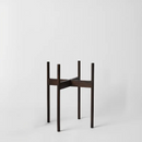 Rounded Hardwood Plant Stand