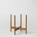 Rounded Hardwood Plant Stand