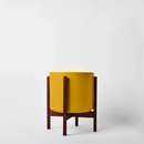 1st Generation, Solid Goods Ceramic Cylinder– With or Without Square Mahogany Stand (FINAL SALE)