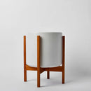 1st Generation, Solid Goods Ceramic Cylinder– With or Without Square Mahogany Stand (FINAL SALE)