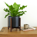 1st Generation, Solid Goods Ceramic Cylinder– With or Without Square Mahogany Stand (FINAL SALE)