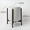 1st Generation, Ceramic Cylinder, With or Without Rounded Teak Stand (FINAL SALE)