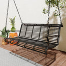 Live Casual Heavy Duty Roll Back Metal Porch Swing