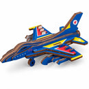 F-16 Fighter Plane Model Kit - Wooden Laser-Cut 3D Puzzle (23 Pcs)