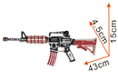 M4 AR-15 Model Kit - Wooden Laser-Cut 3D Puzzle (66 Pcs)