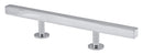 Lew's Square Bar Cabinet Knobs and Pulls in Polished Chrome