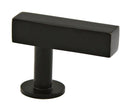 Lew's Square Bar Cabinet Knobs and Handles in Matte Black