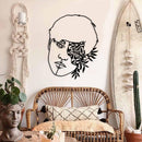 Leaf Headed Man Metal Wall Decor