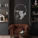 Leaf Headed Man Metal Wall Decor