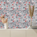 Leaves and Berries in a Vintage Style Wallpaper