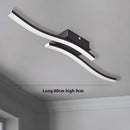 LED Ceiling Light Modern Wave Lamp for Living Room, Bedroom & Study