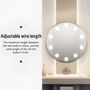 LED Mirror Light Bulbs with USB Touch Switch for Vanity & Dressing Table