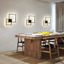 LED Wall Light for Bedroom with Unique Geometric Wall Art
