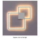 LED Wall Light for Bedroom with Unique Geometric Wall Art