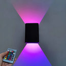 LED Wall Lights Bathroom - Square Luminous Bedside Lamp