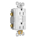 Legrand 1597TRWRW radiant® Spec Grade 15A Weather Resistant Self Test GFCI Receptacle
