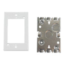 Legrand 5747WH Wiremold Single-Gang Shallow Switch and Receptacle Box Fitting