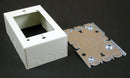 Legrand 5748WH Wiremold Single-Gang Shallow Switch and Receptacle Box Fitting